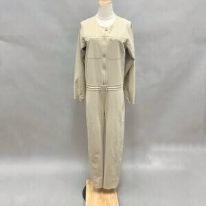 Lululemon Ventlight Zippered Utility Long Sleeve Jumpsuit in Trench-Tan Size 6